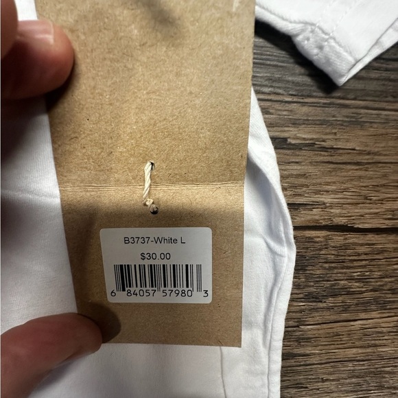 Vast Life White Short Sleeve Tee with Red Logo - Picture 4 of 6